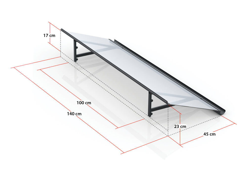 Daszek Loft 140 x 45 cm - obrazek 5